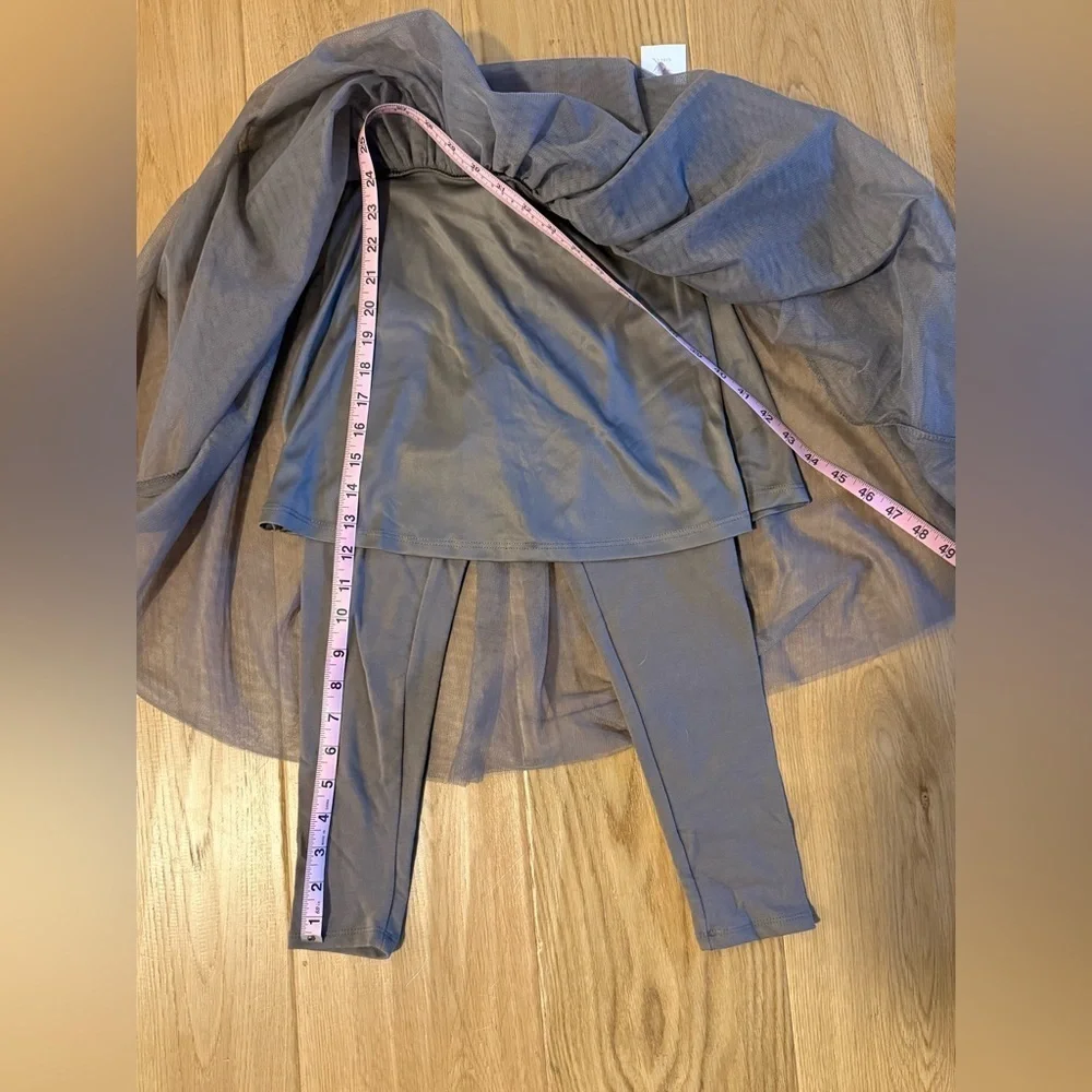 Jessica Simpson Tulle Skirt Legging Combo - Big Kid Size Small NWT